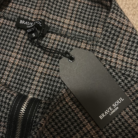 Brave Soul London Bailey Mini‎ Skirt Checker - Picture 6 of 6